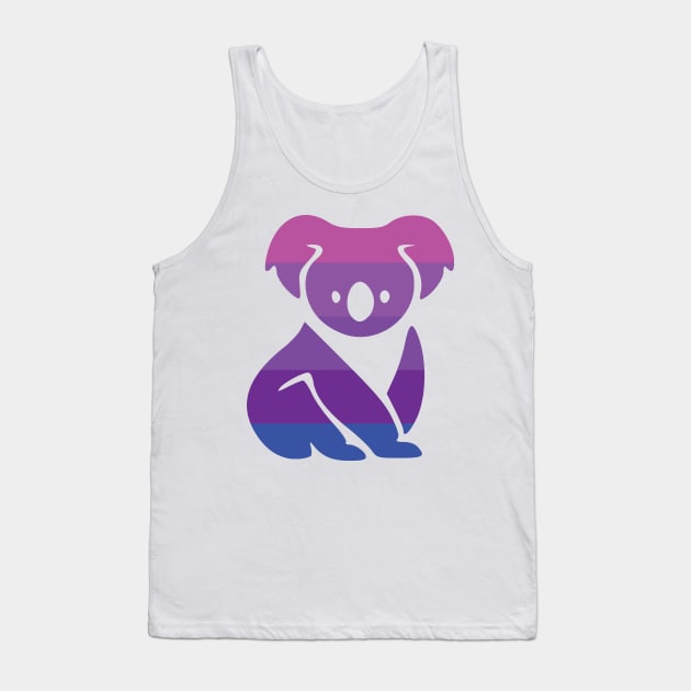 Pride Koala - Trans Pride Flag Tank Top by SNAustralia